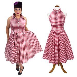 NWT June Shirtdress in Red Gingham